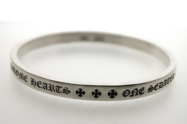 クロムハーツスーパーコピー 6mmスペーサーバングル(ブレスレット) サイズ：1 （Sサイズ相当） 6mm Spacer Bangle chb08