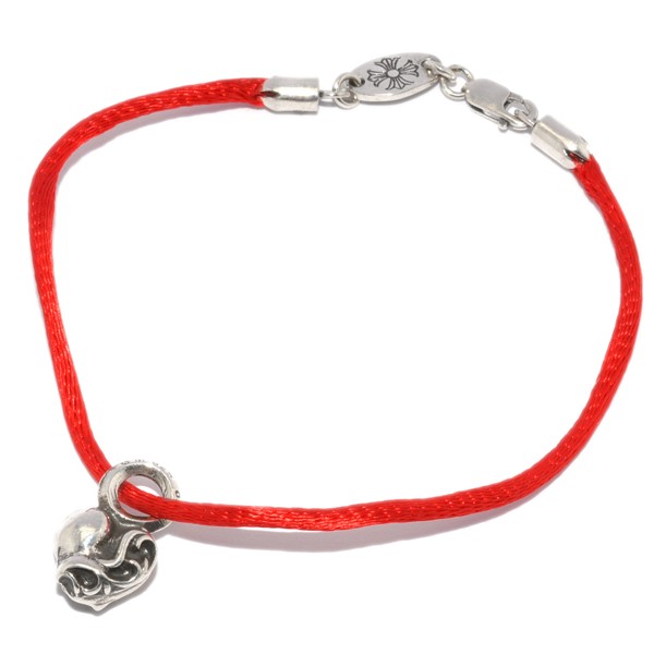 クロムハーツスーパーコピー KZ Bracelet RED Cord w/Heart KZブレス レッドコード ハートchb43