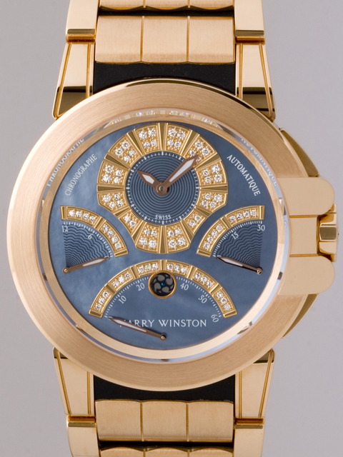 ハリー ウィンストン HARRYWINSTON オーシャンクロノ 400/MCRA44RRC.M1 ブレス グレー