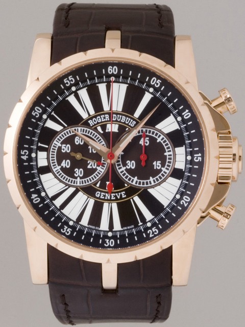 ロジェデュブイ ROGERDUBUIS エクスカリバー EX45 78 50 00/0HR01/B1 RG/皮 ブラウン[2]