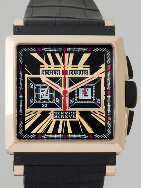 ロジェデュブイ ROGERDUBUIS キングスクエア KS40-78-51-00/S9R00/B スモールセコンド　RG/ブラック皮ベルト　世界限定88本 ブラック[2]