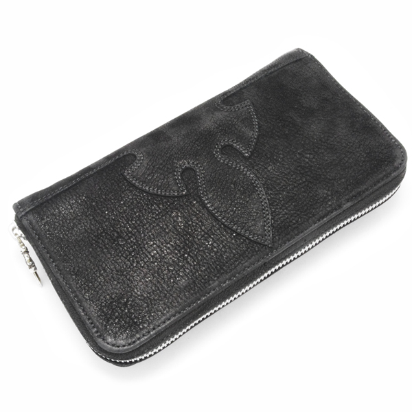 クロムハーツ財布コピー REC F #3 フレアニーウォレットREC F #3 BK Destroyer Fleurknee Wallet chw08[1]